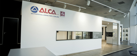 Alca Point: showroom serramenti